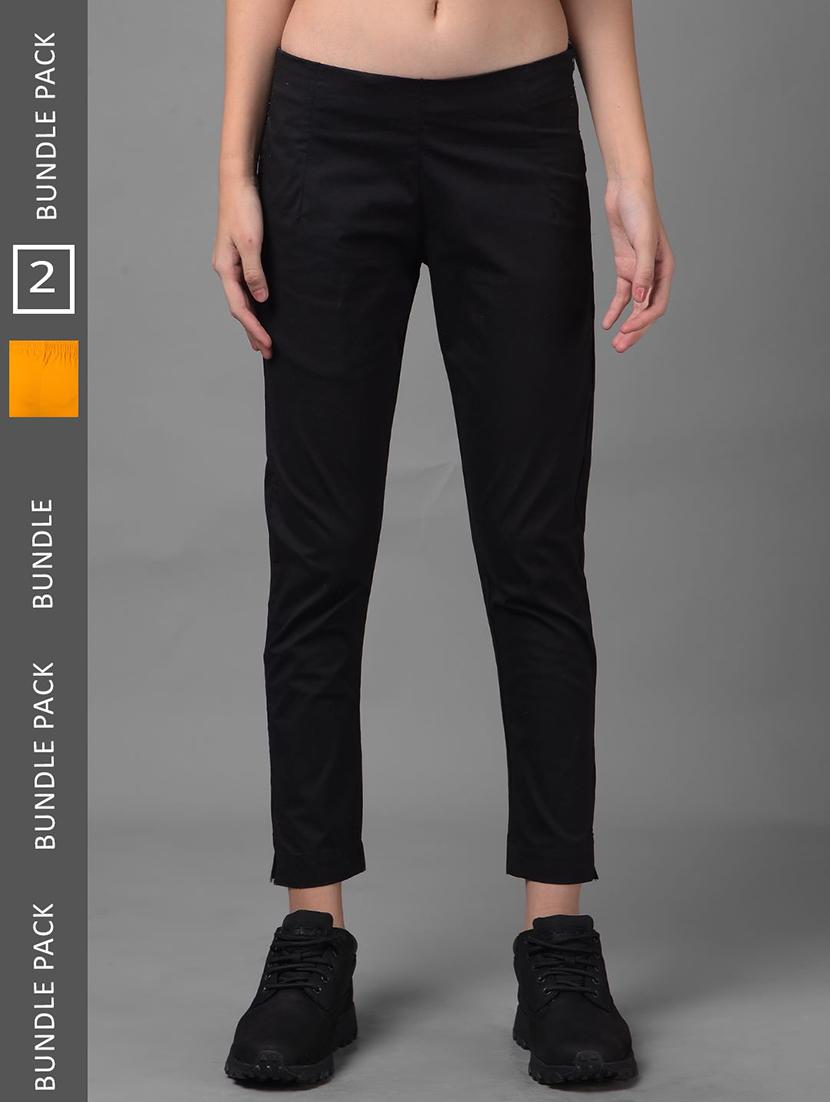 women pack of 2 solid ankle length jeggings - 21594932 - Zoom Image - 0