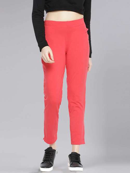 women solid ankle length jegging - 21594941 -  Standard Image - 0