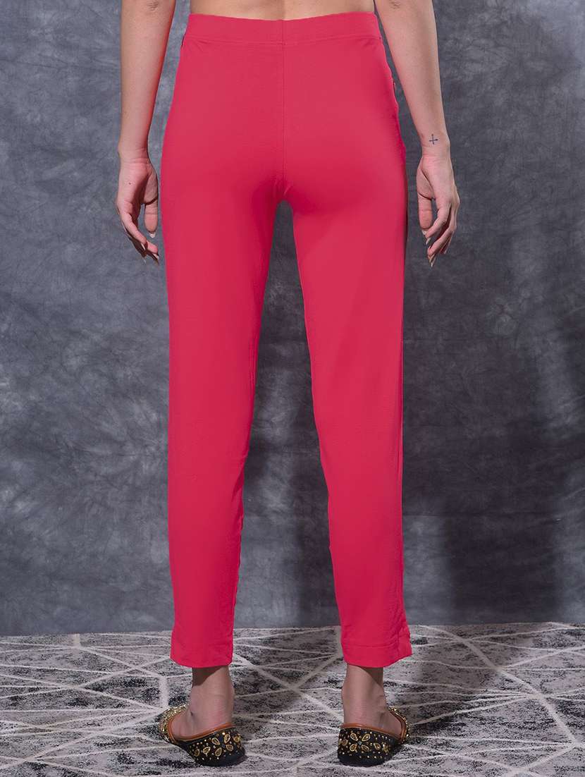 women solid ankle length jegging - 21594943 -  Standard Image - 2