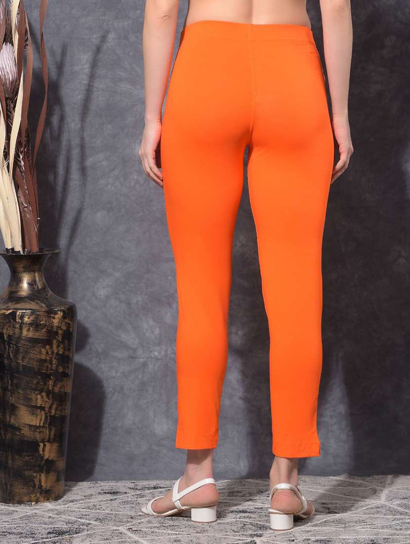 women solid ankle length jegging - 21594951 -  Standard Image - 2