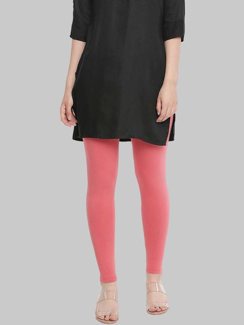 women solid ankle length legging - 21595097 -  Standard Image - 0