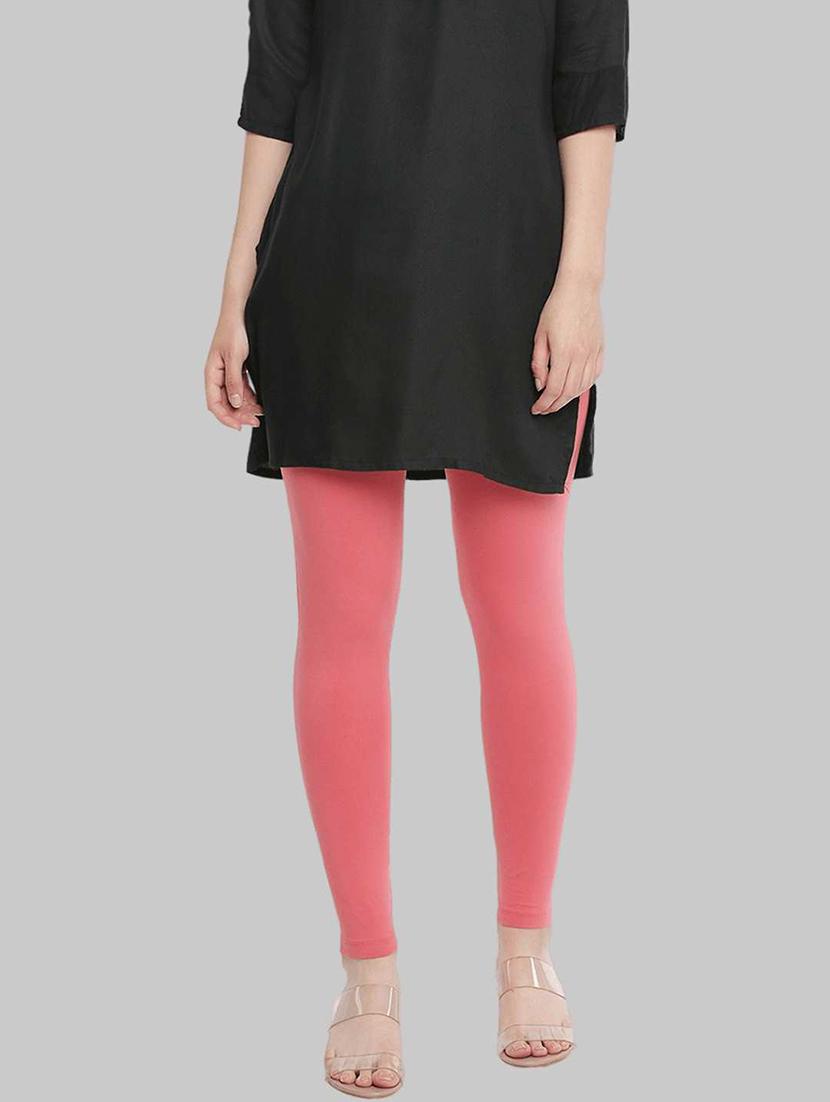 women solid ankle length legging - 21595097 -  Zoom Image - 0