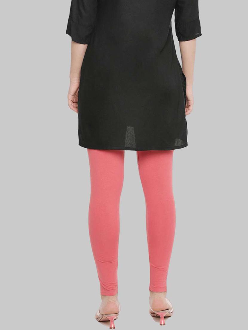 women solid ankle length legging - 21595097 - Standard Image - 2