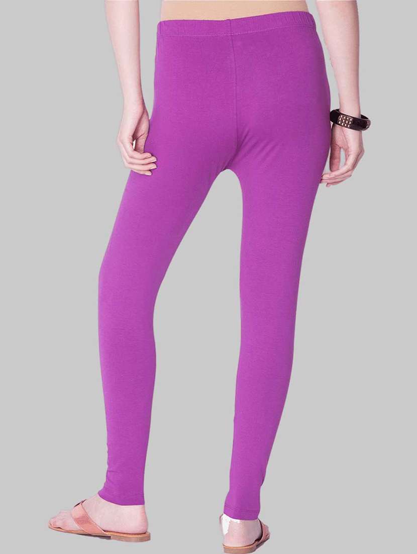 women solid ankle length legging - 21595098 -  Standard Image - 2