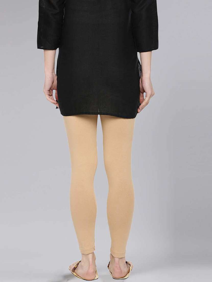 women solid ankle length legging - 21595105 -  Standard Image - 2