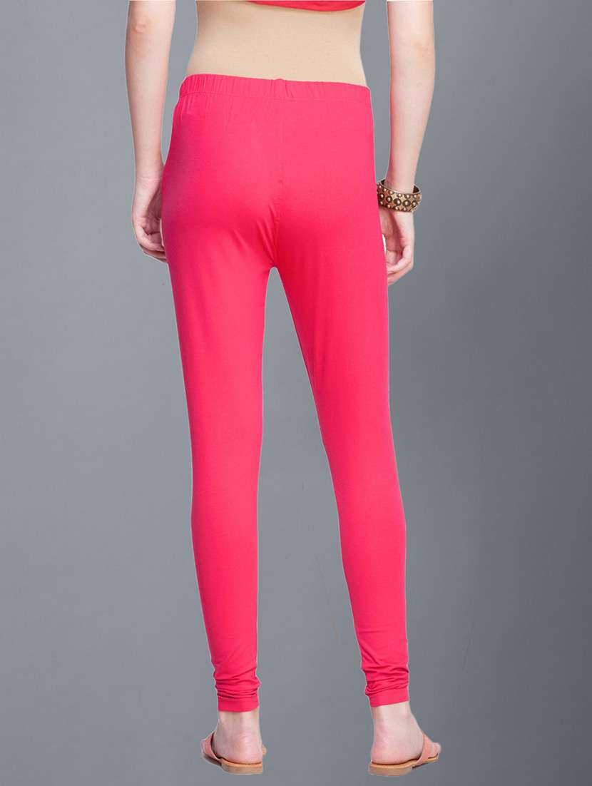 women solid full length legging - 21595114 -  Standard Image - 2