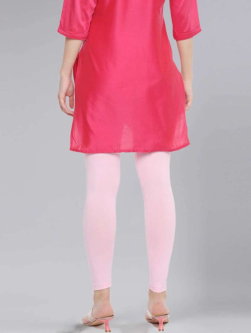 women solid ankle length legging - 21595119 -  Standard Image - 2