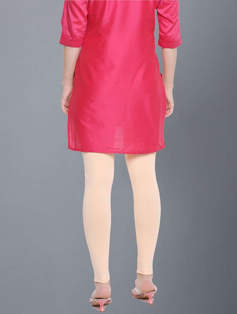 women solid ankle length legging - 21595120 -  Standard Image - 2