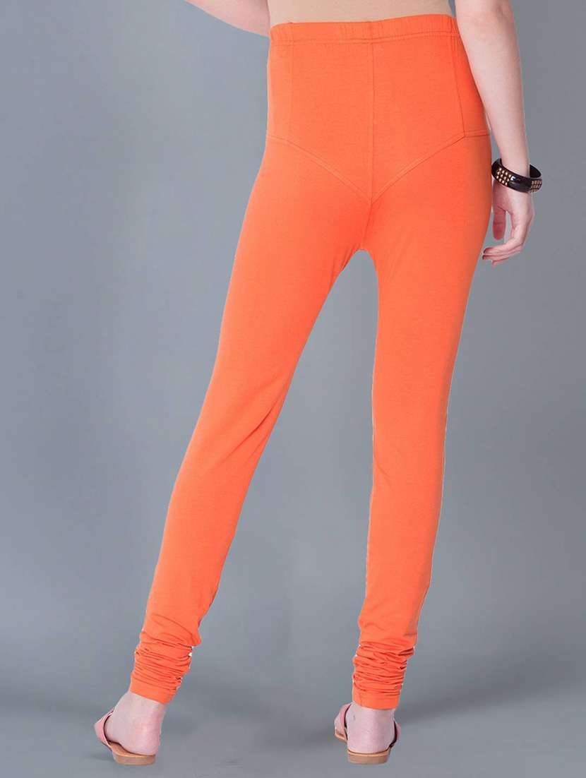 women solid full length legging - 21595244 -  Standard Image - 2