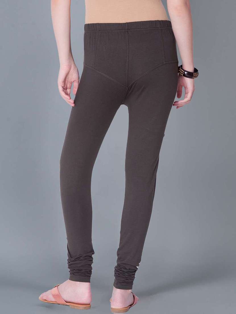 women solid full length legging - 21595245 -  Standard Image - 2