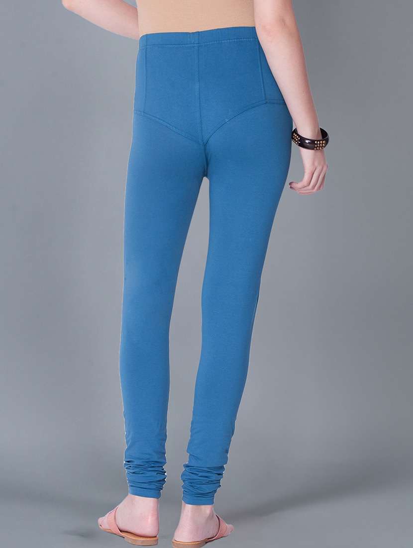 women solid full length legging - 21595246 -  Standard Image - 2