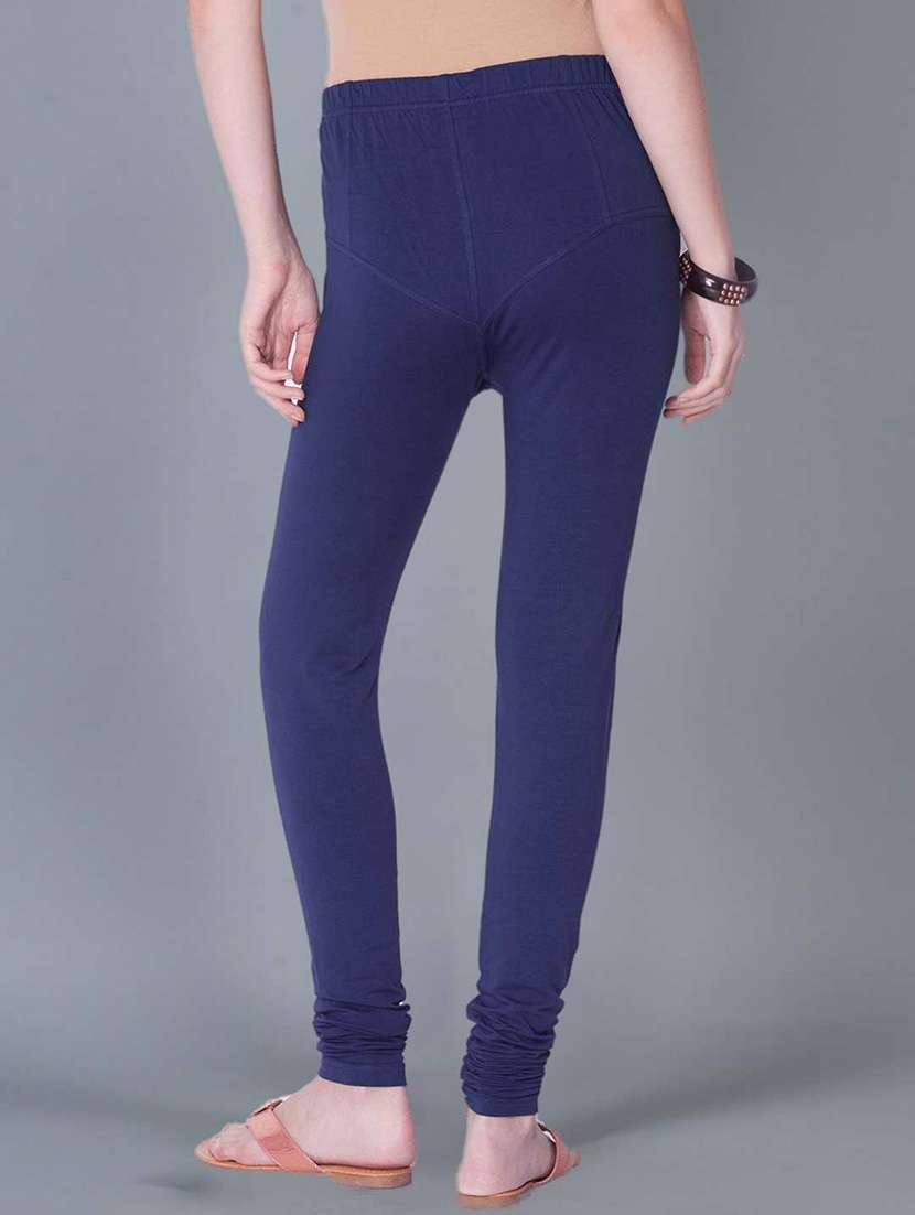 women solid full length legging - 21595248 -  Standard Image - 2