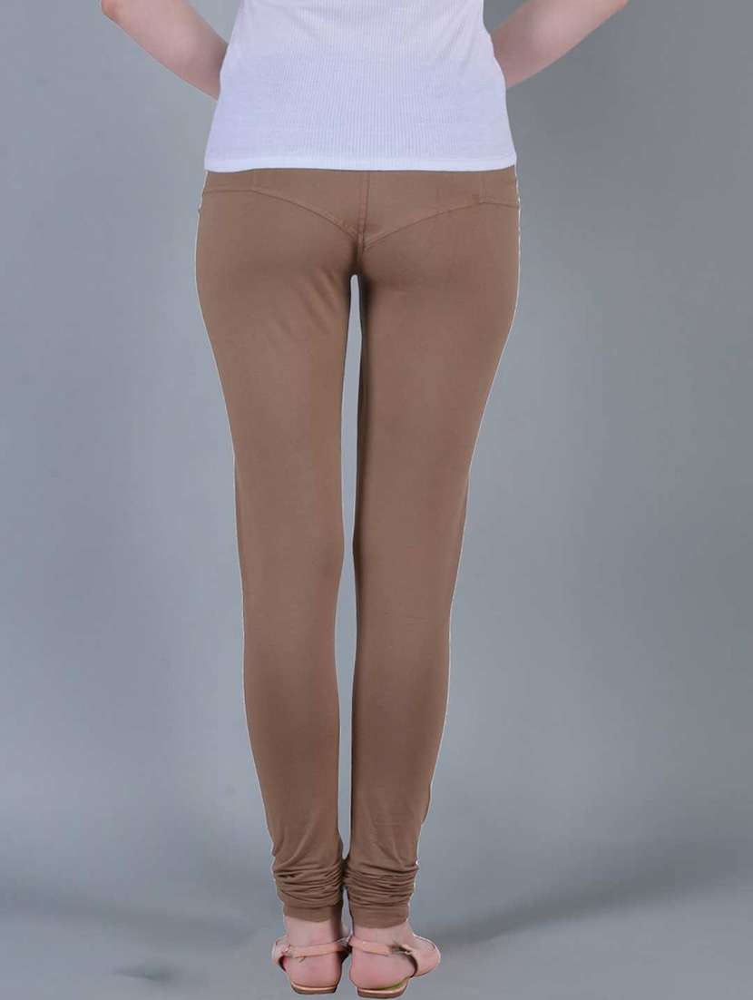 women solid full length legging - 21595251 -  Standard Image - 2