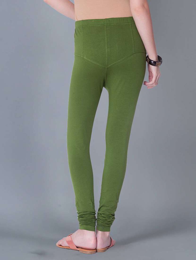 women solid full length legging - 21595252 - Standard Image - 2