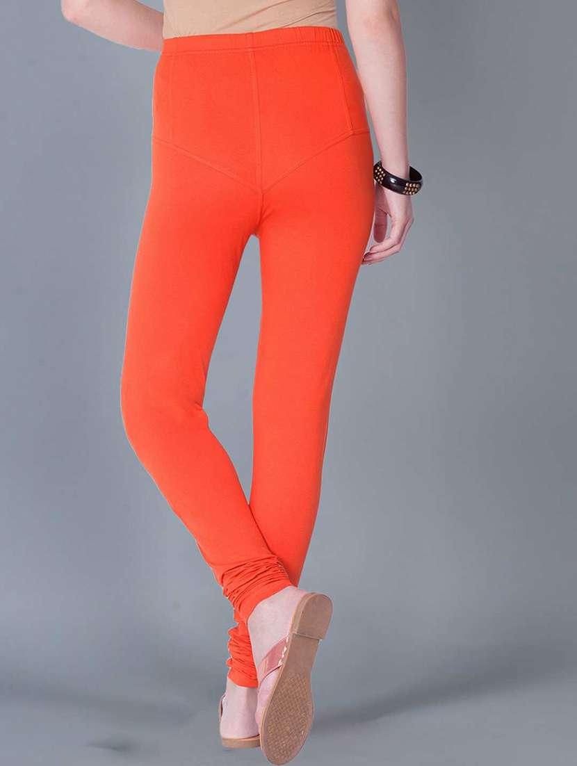 women solid full length legging - 21595260 -  Standard Image - 2