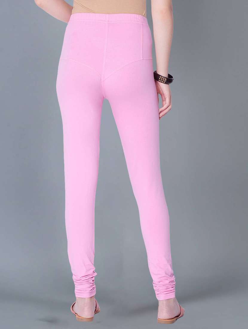 women solid full length legging - 21595261 -  Standard Image - 2