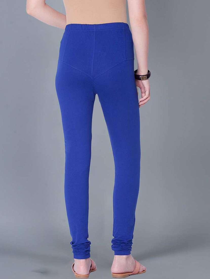 women solid full length leggings - 21595271 -  Standard Image - 2
