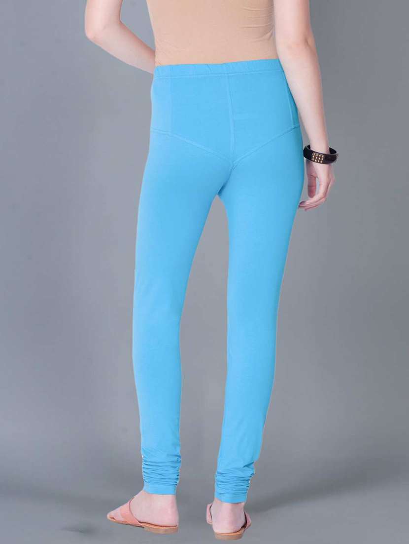 women solid full length leggings - 21595275 -  Standard Image - 2