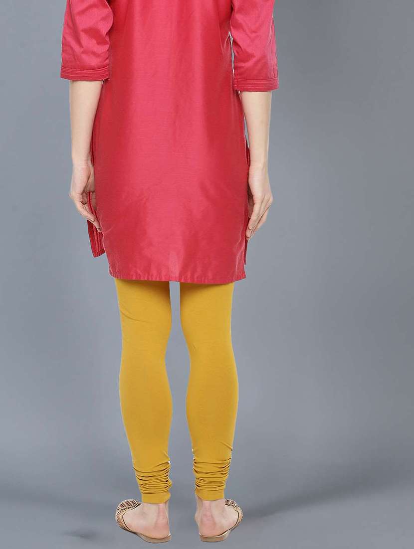 women solid full length legging - 21595276 -  Standard Image - 2