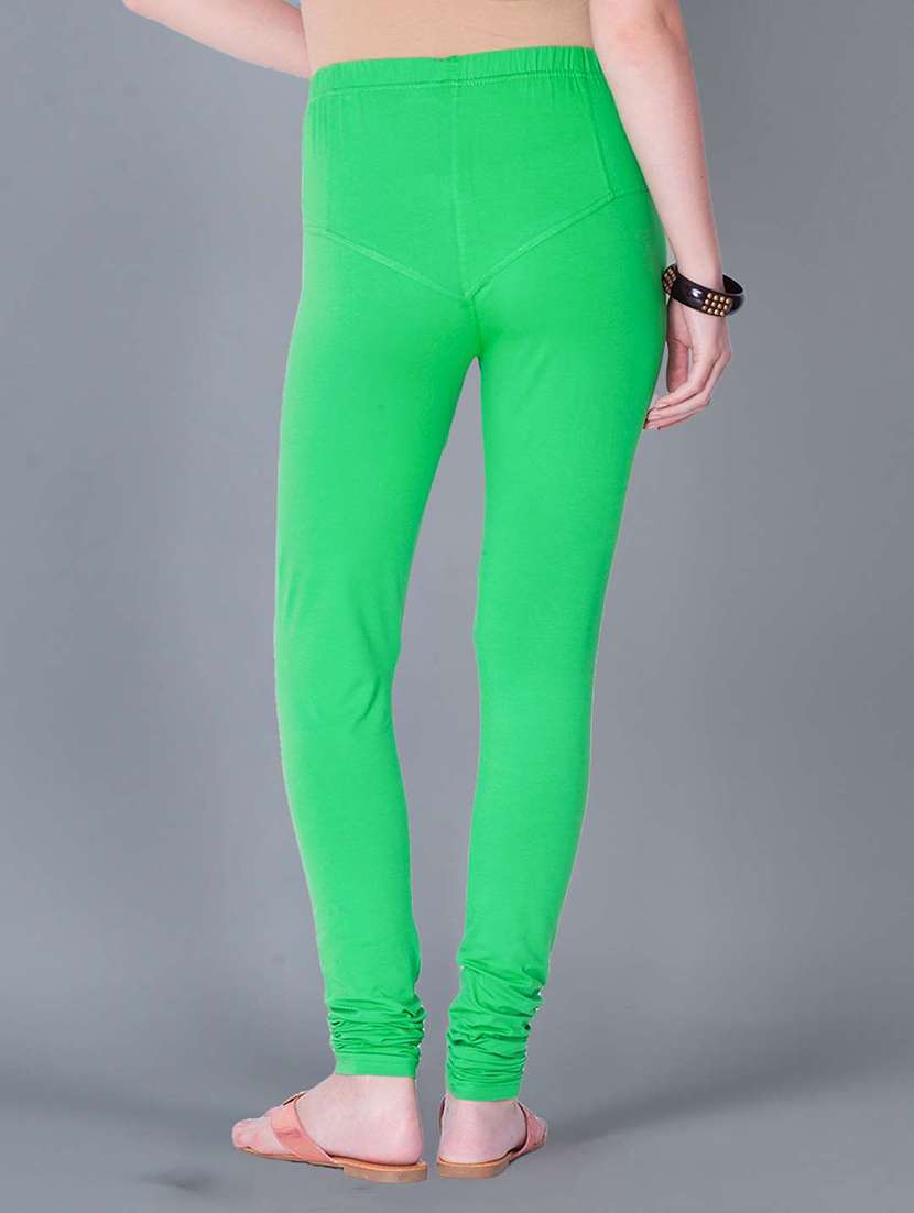 women solid full length leggings - 21595277 -  Standard Image - 2