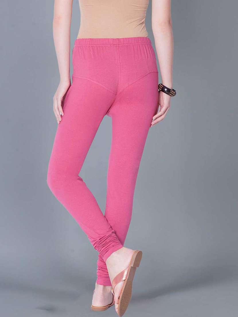 women solid full length leggings - 21595278 -  Standard Image - 2