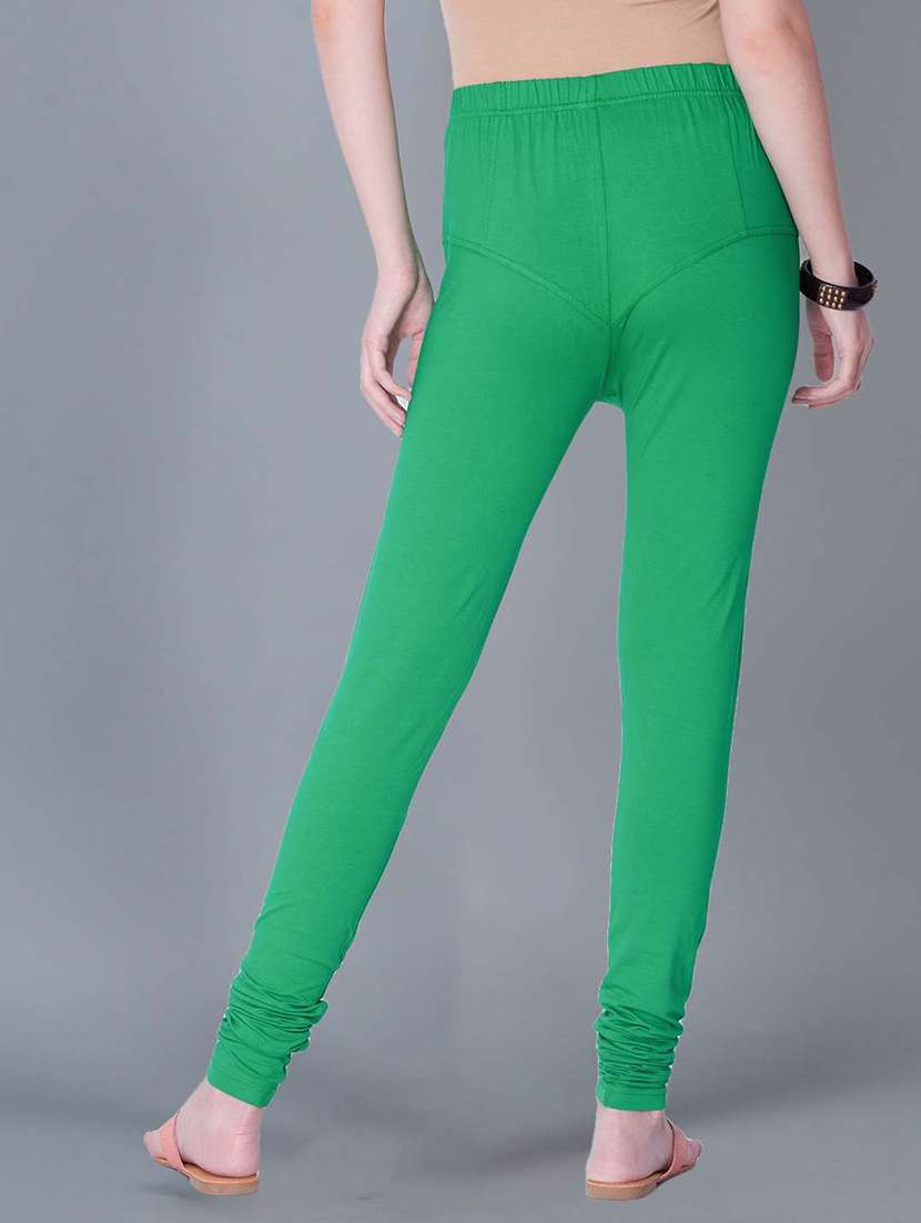 women solid full length legging - 21595279 -  Standard Image - 2