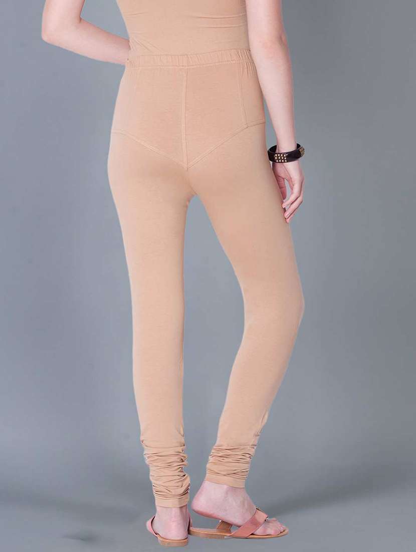 women solid full length legging - 21595280 -  Standard Image - 2