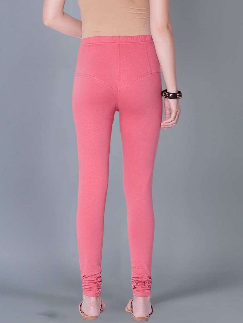 women solid full length leggings - 21595286 -  Standard Image - 2