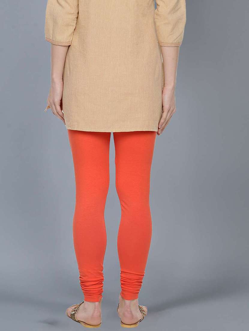 women solid full length legging - 21595296 -  Standard Image - 2