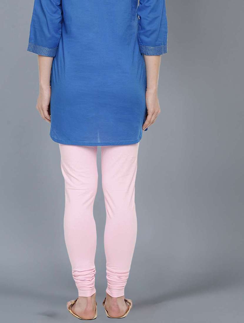 women solid full length leggings - 21595304 -  Standard Image - 2