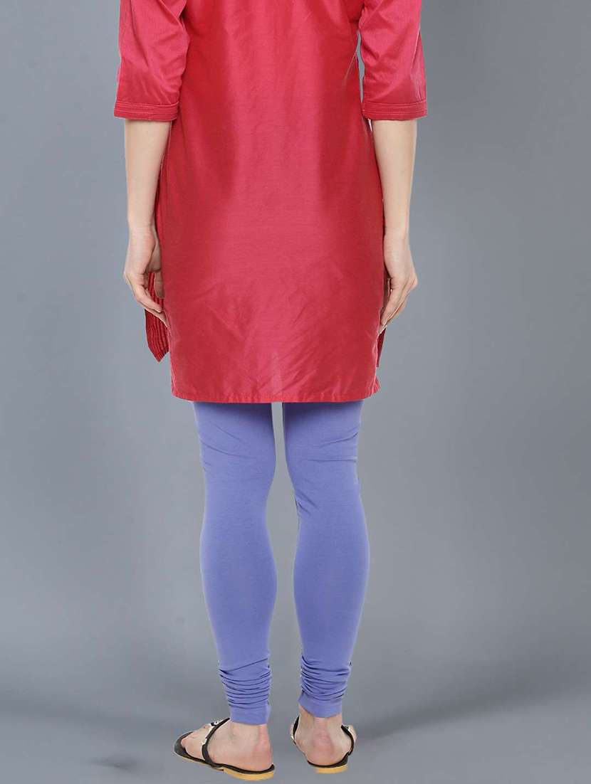 women solid full length legging - 21595307 -  Standard Image - 2