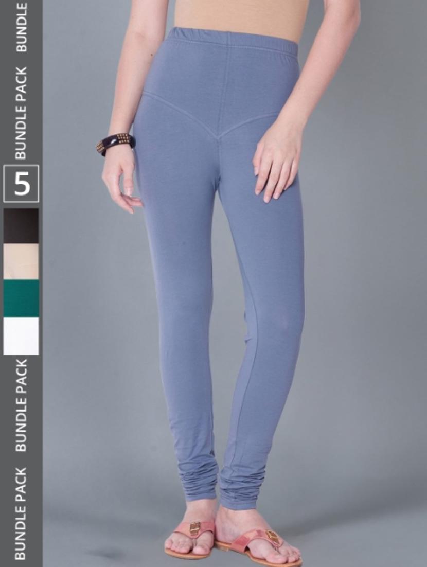 women solid full length leggings combo - 21595354 - Zoom Image - 0