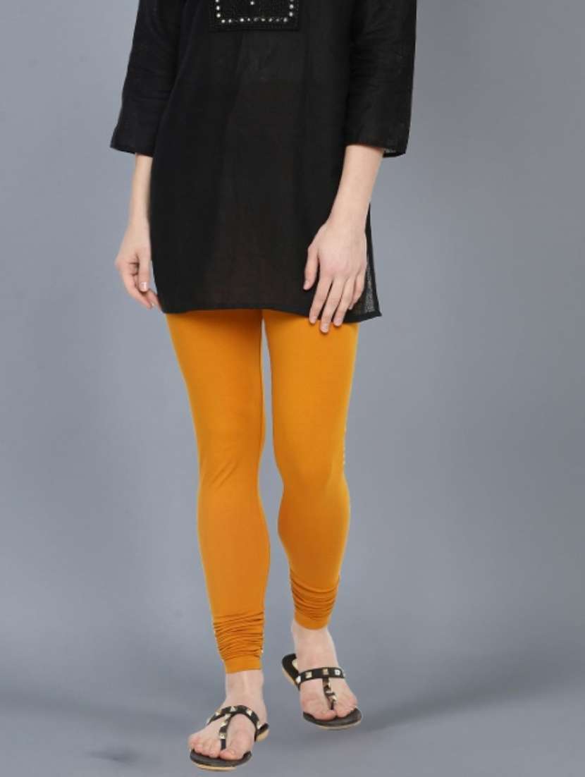 women pack of 5 solid full length legging - 21595358 -  Standard Image - 2