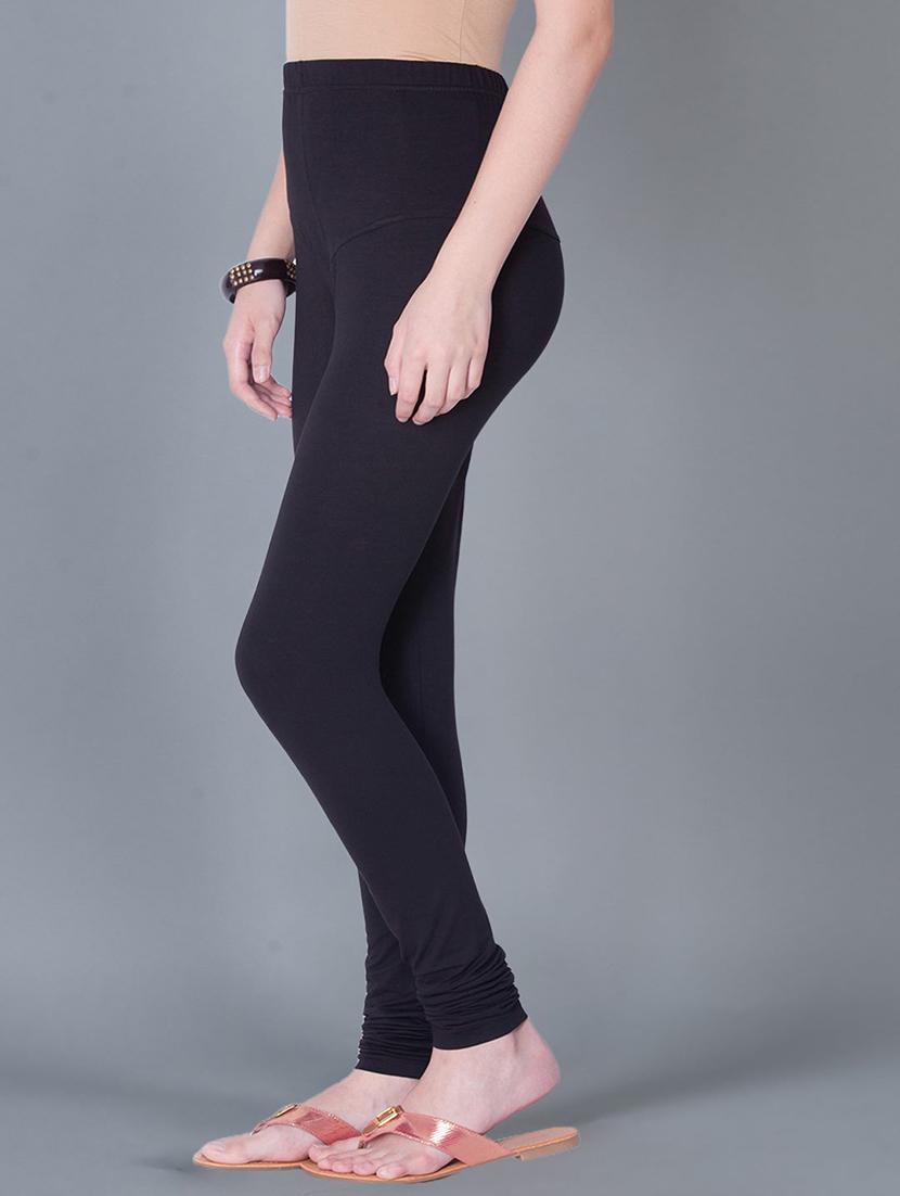 women pack of 2 solid full length legging - 21595359 - Standard Image - 2