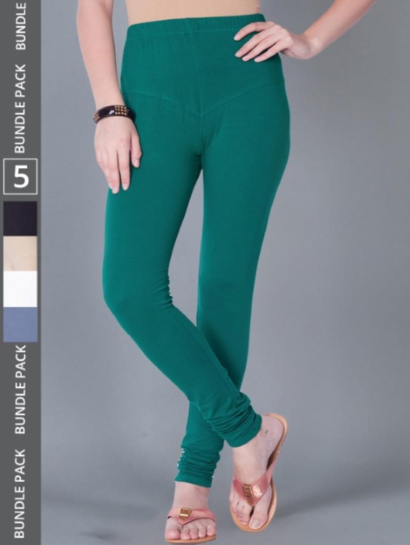 women solid full length leggings combo - 21595371 - Zoom Image - 0