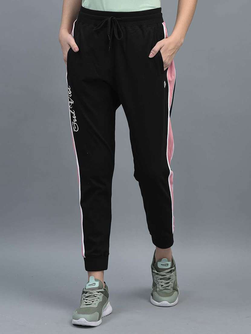 women color block regular fit jogger 