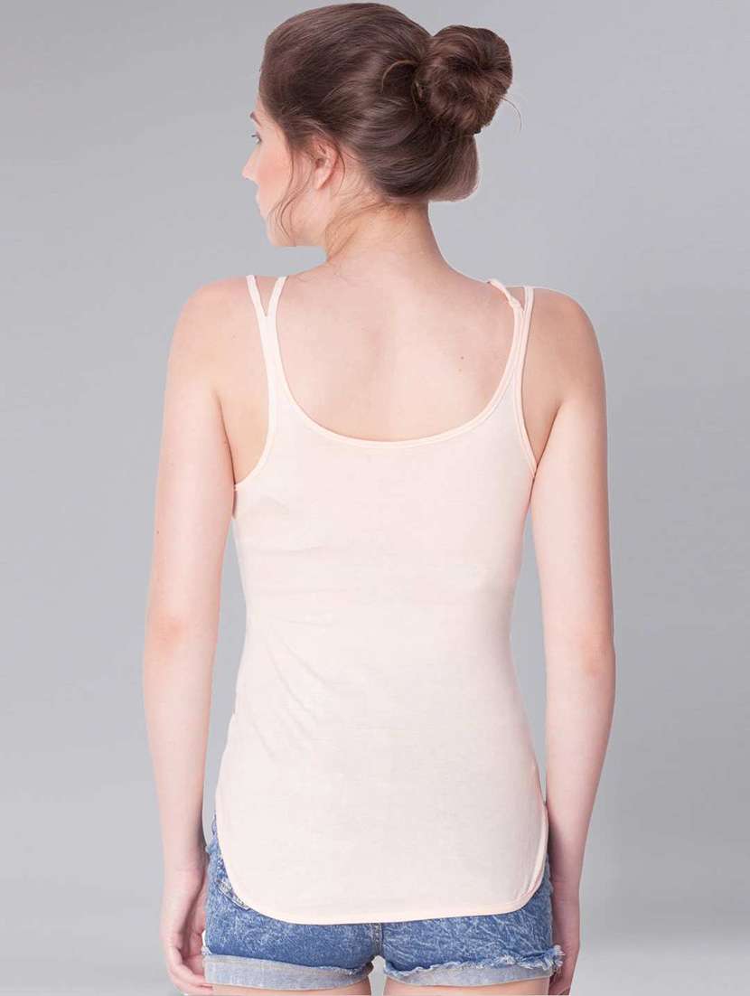 women pack of 2 solid cotton camisole - 21595659 -  Standard Image - 2