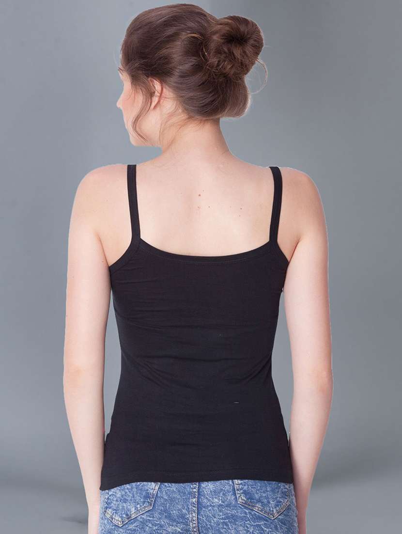 women plain cotton camisole combo - 21595694 -  Standard Image - 2