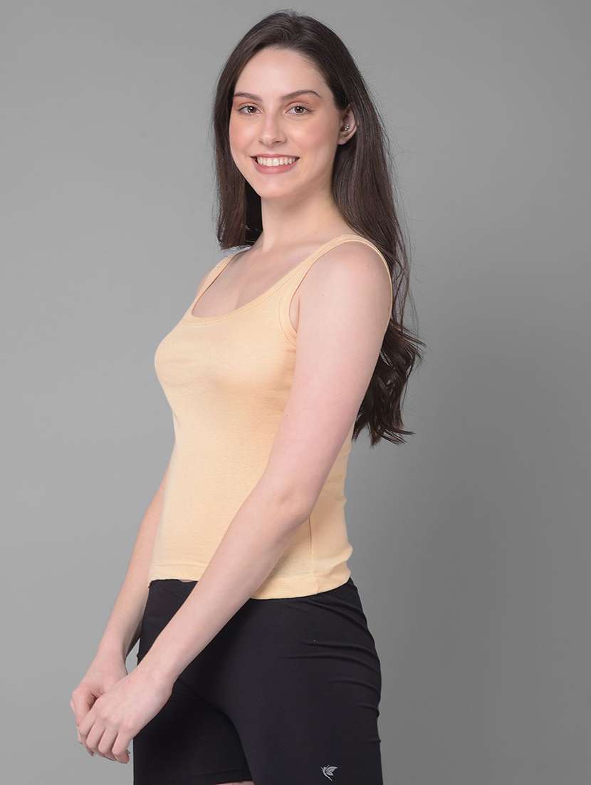 women plain cotton camisole combo - 21595743 -  Standard Image - 2