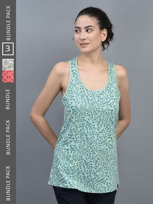 Women Printed Cotton Camisole Combo