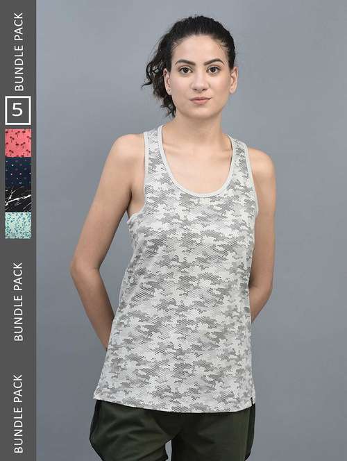 women printed cotton camisole combo - 21595768 -  Standard Image - 0