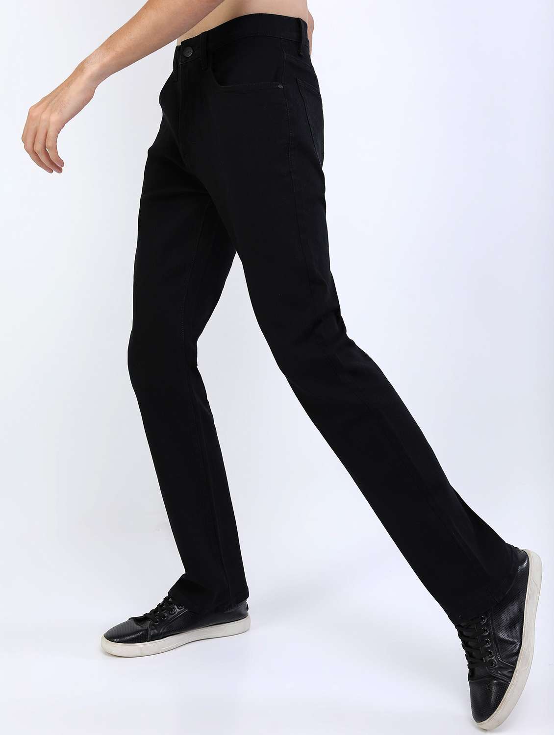 men mid rise plain jeans - 21595969 -  Standard Image - 2