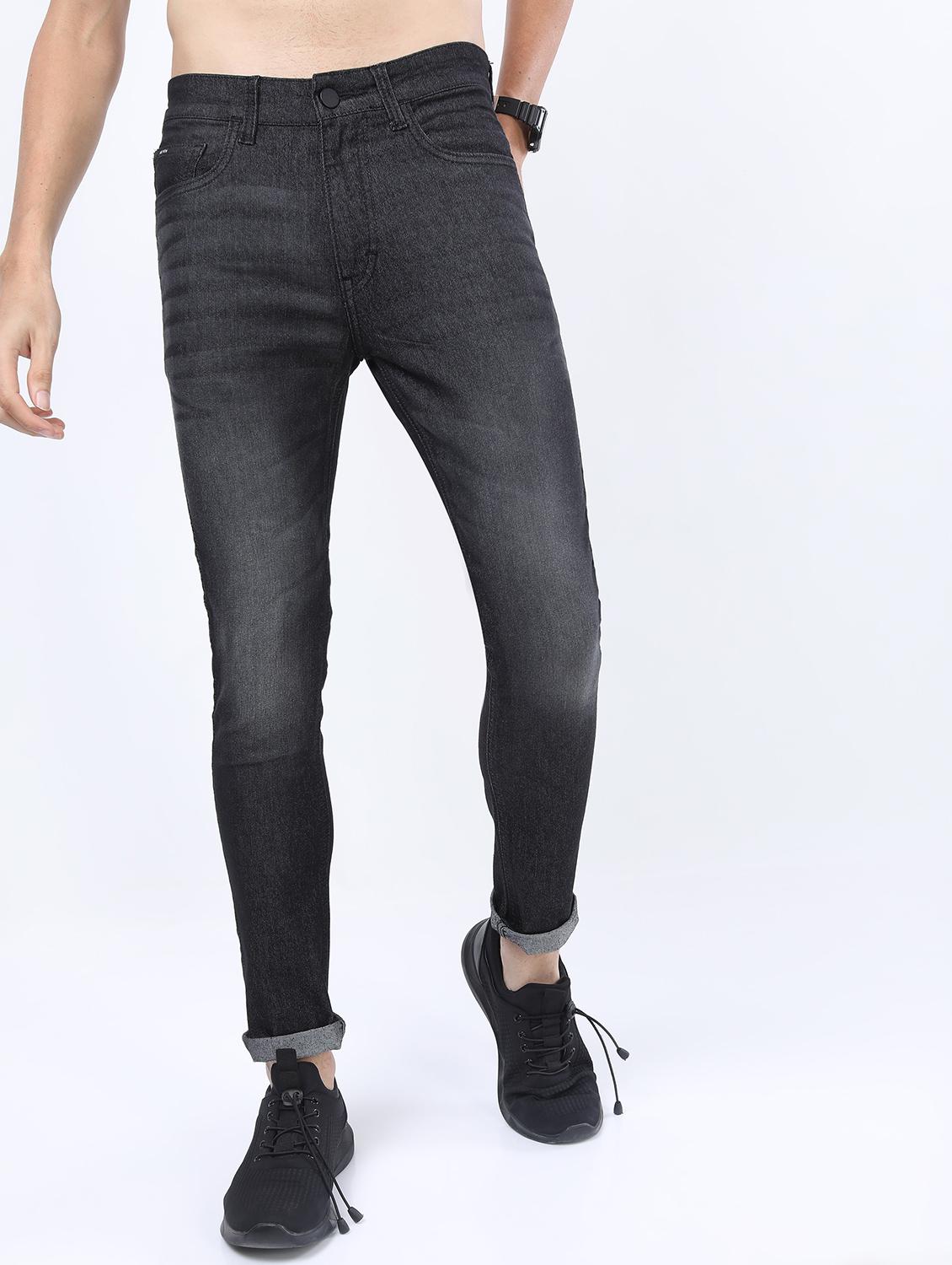 men mid rise plain jeans - 21595992 -  Zoom Image - 0