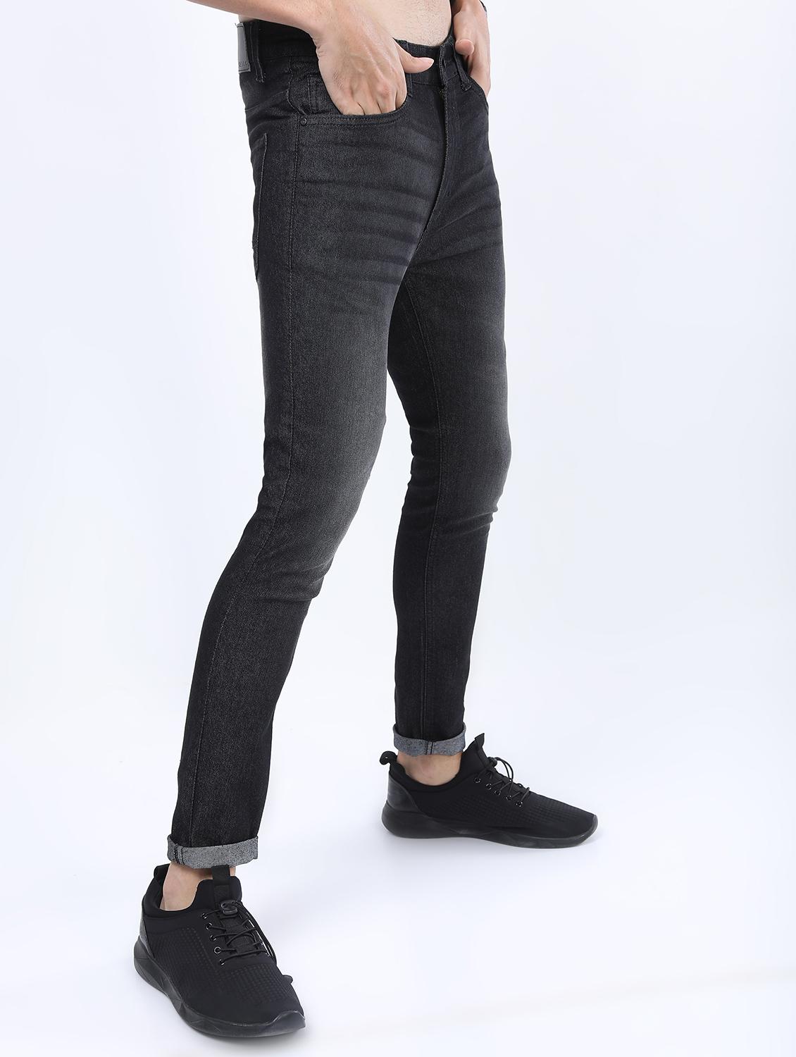 men mid rise plain jeans - 21595992 - Standard Image - 2