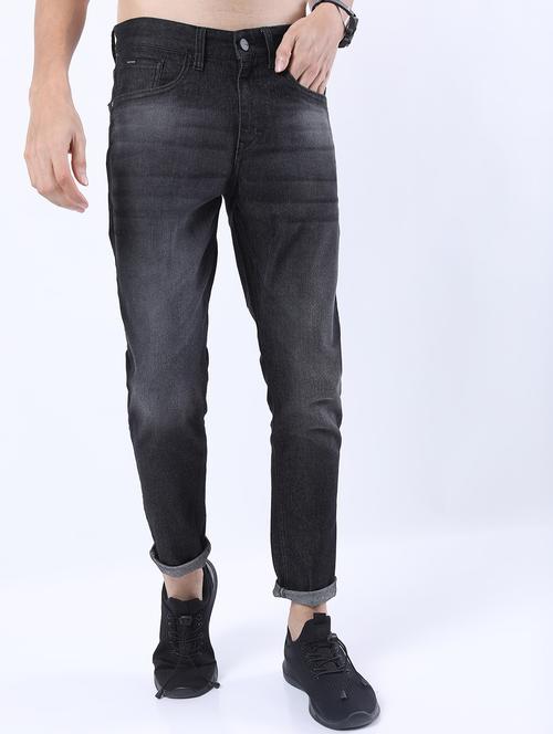 men mid rise plain jeans - 21595996 - Standard Image - 0