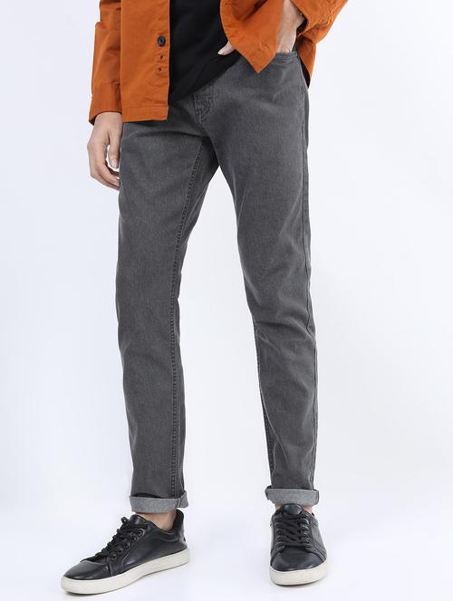men mid rise plain jeans - 21596019 -  Standard Image - 0