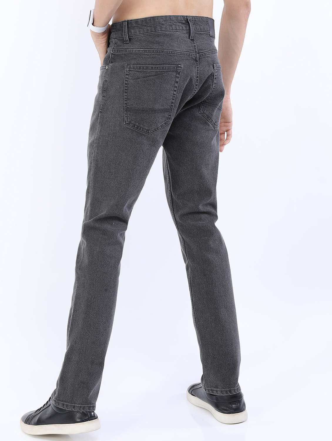 men mid rise plain jeans - 21596020 -  Standard Image - 2