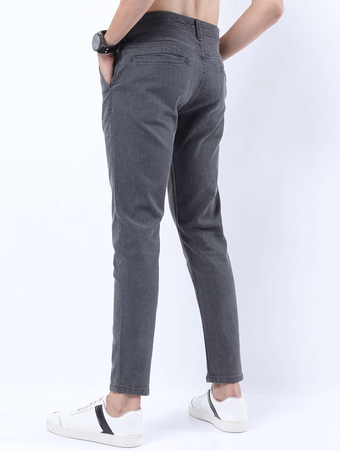 men mid rise plain jeans - 21596023 - Standard Image - 2