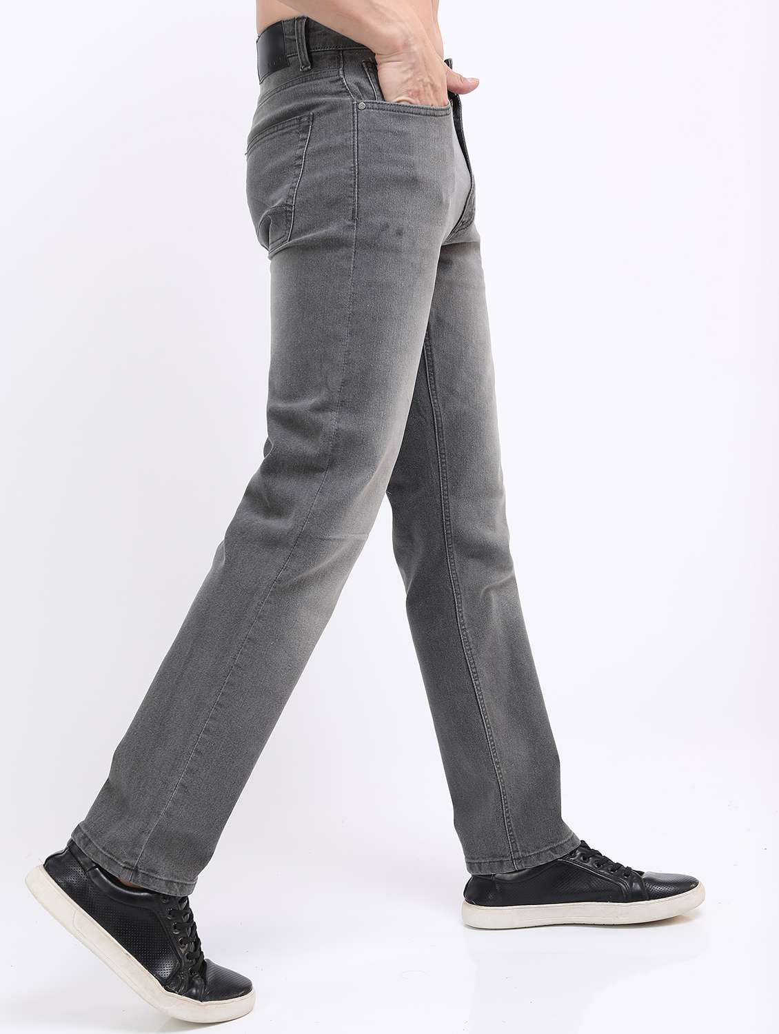 men mid rise plain jeans - 21596030 - Standard Image - 2