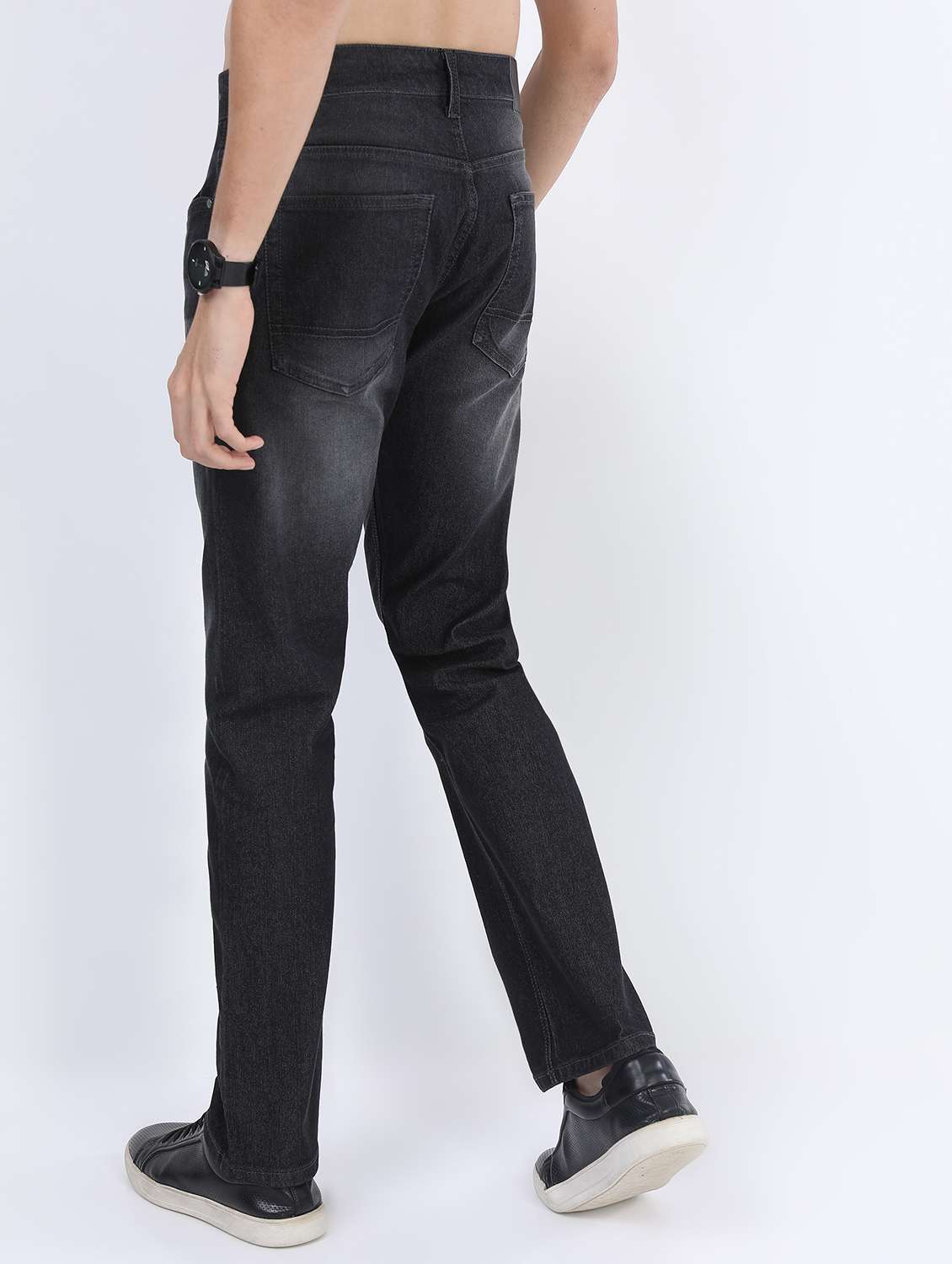men mid rise plain jeans - 21596032 -  Standard Image - 2